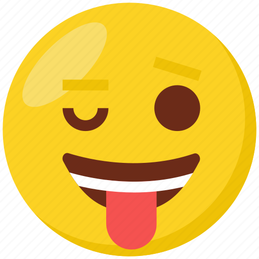 Emoji, face, emoticon, winking, tongue icon - Download on Iconfinder
