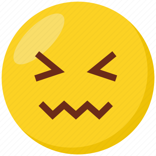 Emoji, face, emoticon, confounded, sad icon - Download on Iconfinder