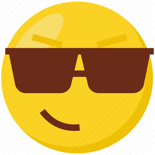 Emoji, face, emoticon, sunglasses, smirking icon - Download on Iconfinder