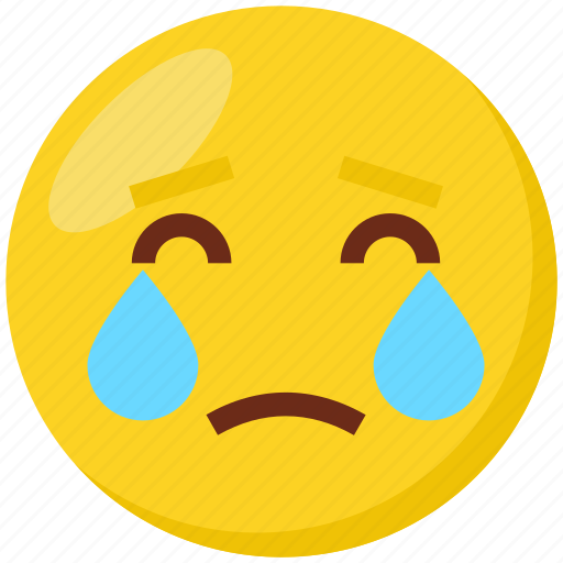 Emoji, face, emoticon, crying, sad icon - Download on Iconfinder