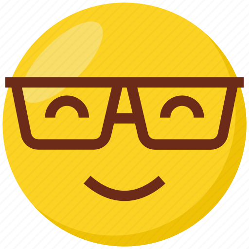 Emoji, face, emoticon, nerd, smiling icon - Download on Iconfinder