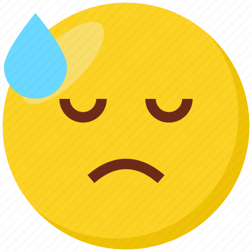 Emoji, face, emoticon, downcast, sad icon - Download on Iconfinder
