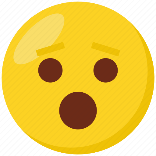 Emoji, face, emoticon, frowning, open mouth icon - Download on Iconfinder