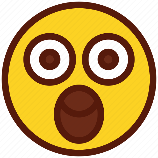 Emoji, face, emoticon, astonished, flushed icon - Download on Iconfinder