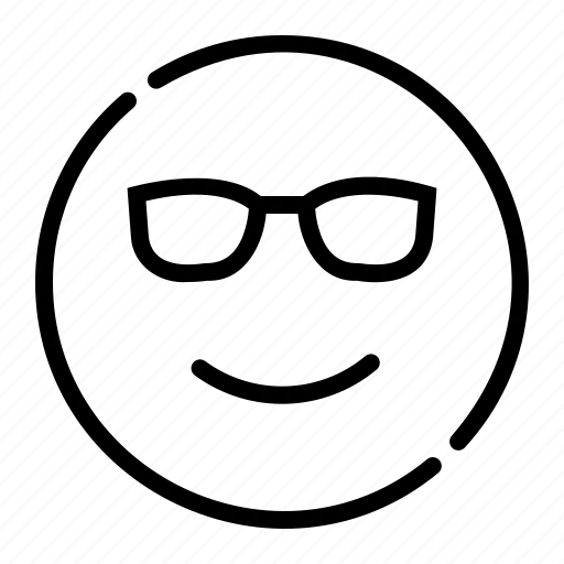 Cool, emoji, emoticons, doodle, smiley, trendy, modern icon - Download on Iconfinder