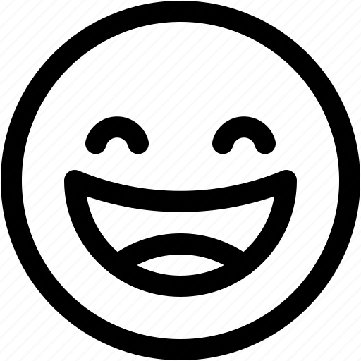 Joy, smile, smiling, laughter, laughing, happy, smiley icon - Download on Iconfinder