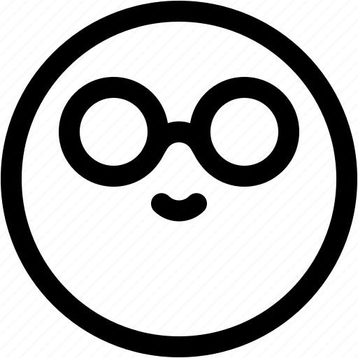 Nerd, smart, emoji, bookworm icon - Download on Iconfinder