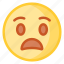 scared, unhappy, scare, sad, surprised, emoji, feeling 