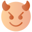devil, dreadful, monster, evil, emoji, face, emotion, feeling 