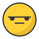 angry, bored, disappointed, emoji, emoticon, mad