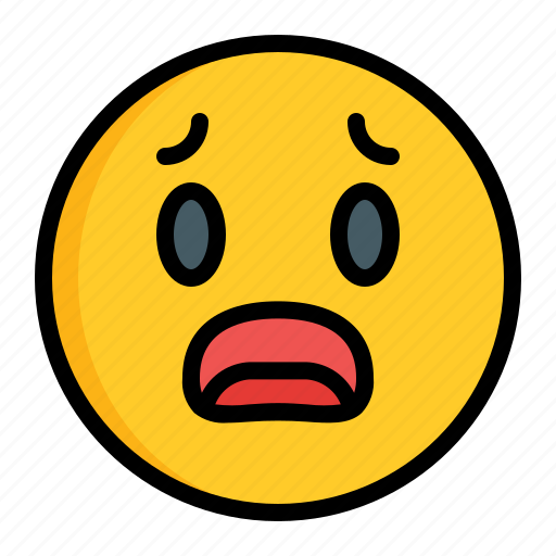 Emoji, anguished icon - Download on Iconfinder on Iconfinder