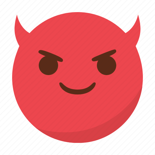 Devil, emoji, emoticon, face, happy, smile icon - Download on Iconfinder