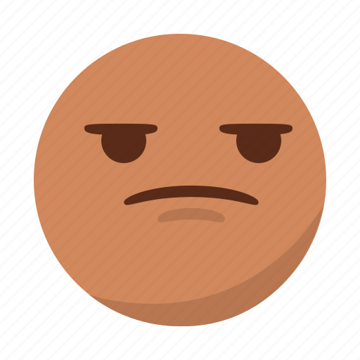 Angry, bored, disappointed, emoji, emoticon, face, sad icon - Download on Iconfinder