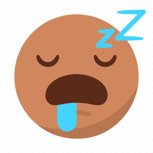 Asleep, emoji, emoticon, face, sleep, tired icon - Download on Iconfinder