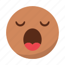 emoji, emoticon, face, sleep, tired, yawn