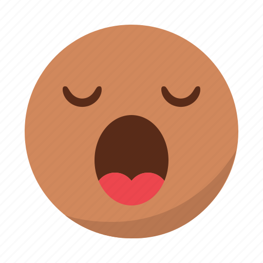 Emoji, emoticon, face, sleep, tired, yawn icon - Download on Iconfinder