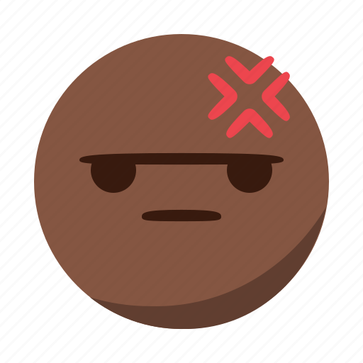 Angry, bored, emoji, emoticon, face, mad icon - Download on Iconfinder