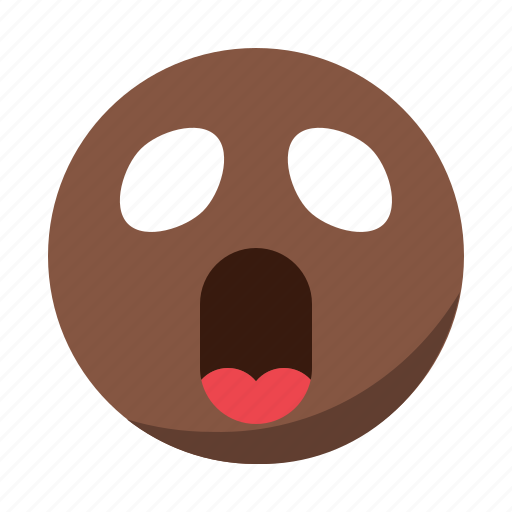 Anime, emoji, emoticon, face, shocked, surprised icon - Download on Iconfinder