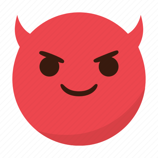 Devil, emoji, emoticon, face, happy, smile icon - Download on Iconfinder