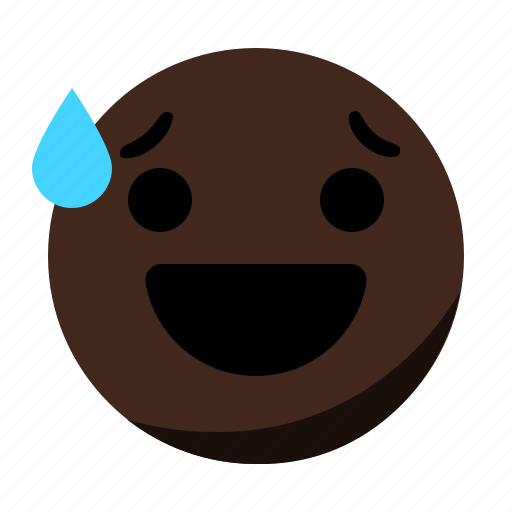 Awkward, drop, emoji, emoticon, face, happy, smile icon - Download on Iconfinder