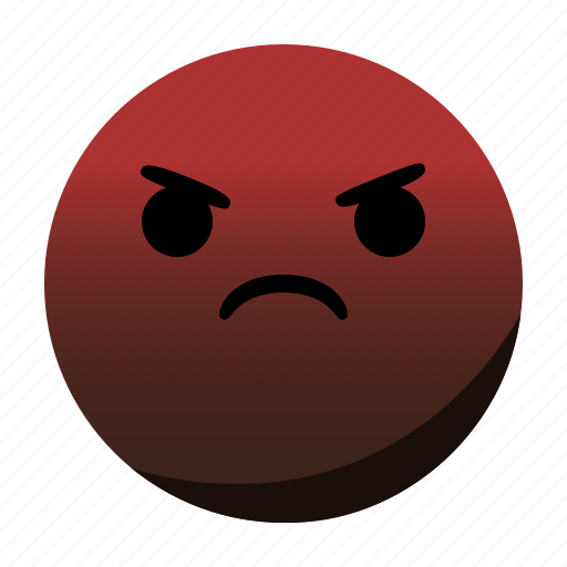 Angry, emoji, emoticon, face, mad icon - Download on Iconfinder
