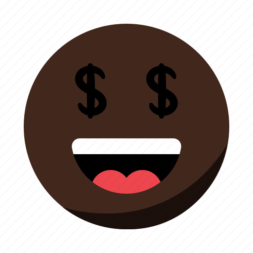 Emoji, emoticon, face, happy, money, rich, smile icon - Download on Iconfinder