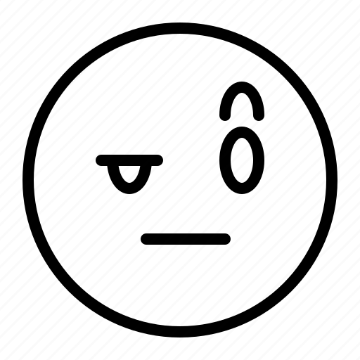Emoji, raised, eyebrow icon - Download on Iconfinder