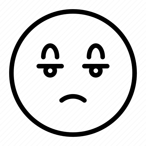 Emoji, unamused icon - Download on Iconfinder on Iconfinder