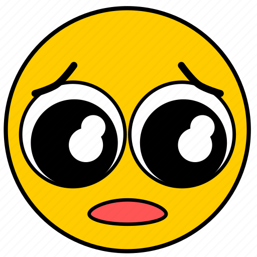 Ashamed, emojiashamed01, sad, sad eyes, sorry icon - Download on Iconfinder
