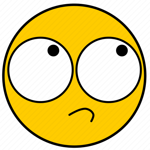 Emojirollingeyes01, rolling eyes, skeptical icon - Download on Iconfinder