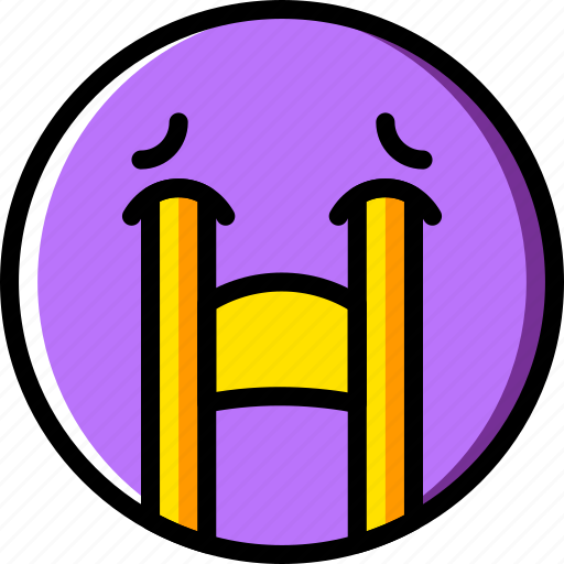 Crying, emoji, emoticons, face icon - Download on Iconfinder
