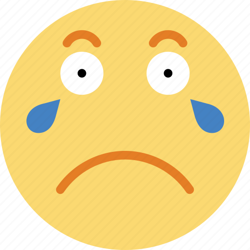 Crying, emoji, emoticons, face icon - Download on Iconfinder
