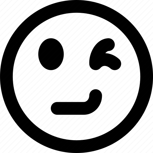 Emoji, emoticons, face, wink icon - Download on Iconfinder