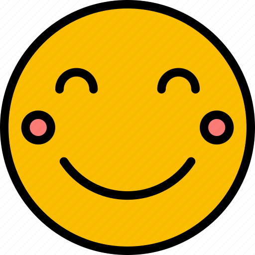 Blushing, emoji, emoticons, face icon - Download on Iconfinder