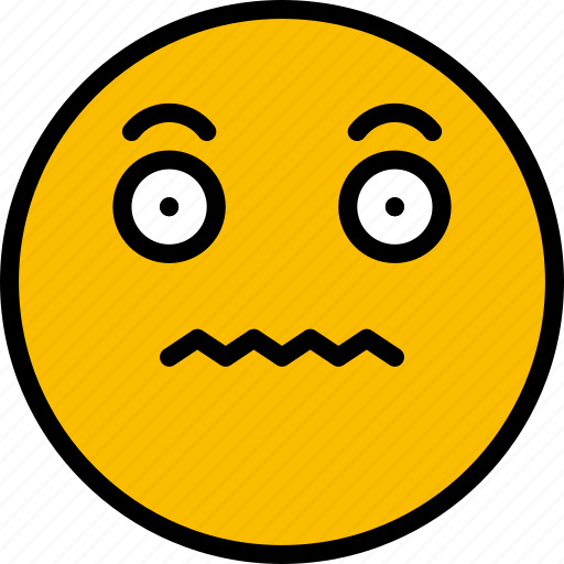 Emoji, emoticons, face, scared icon - Download on Iconfinder