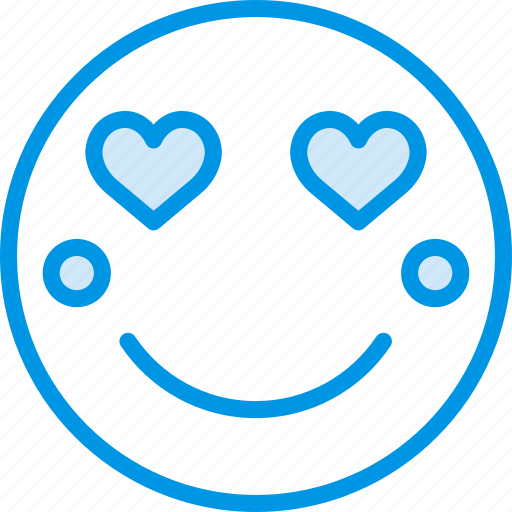 Emoji, emoticons, face, in, love icon - Download on Iconfinder