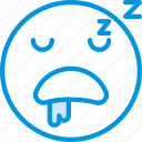 emoji, emoticons, face, sleeping