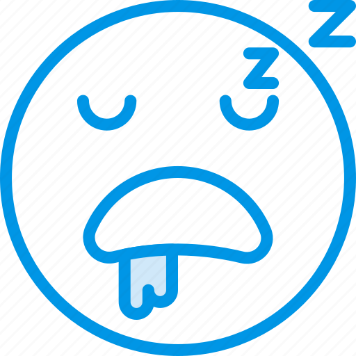 Emoji, emoticons, face, sleeping icon - Download on Iconfinder