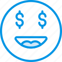 emoji, emoticons, face, money