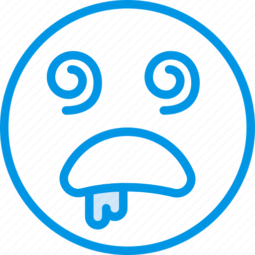 Dazed, emoji, emoticons, face icon - Download on Iconfinder