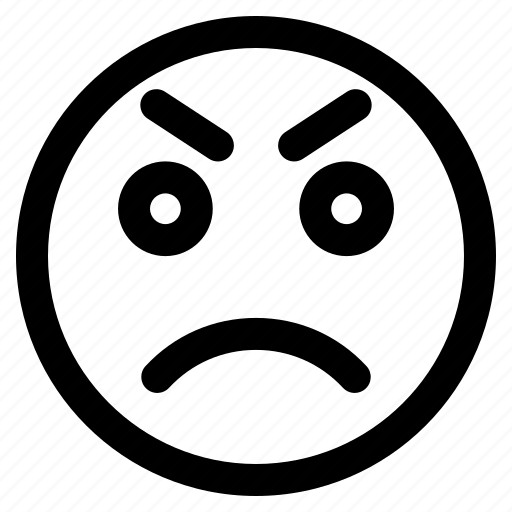 Emojis, angry, expression, emot, emoji, emoticon icon - Download on Iconfinder