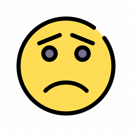 Bullying, moody, depressed, sadness, fear, sad, emoticon icon - Download on Iconfinder