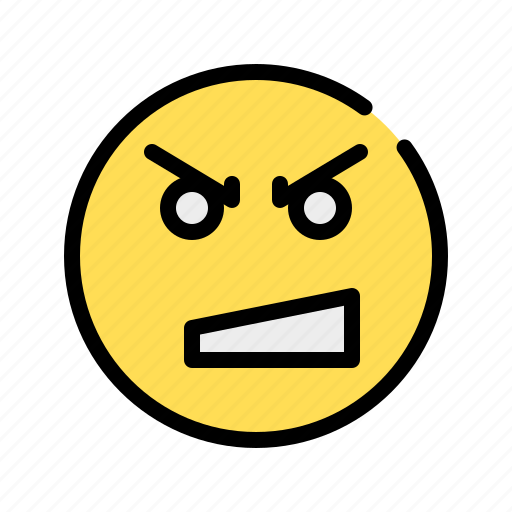 Fury, upset, grumpy, emotion, hate, annoyed, emoji icon - Download on Iconfinder