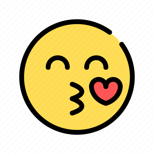 Kiss, love, affection, affection kiss, emoji, tempting, seduce icon - Download on Iconfinder