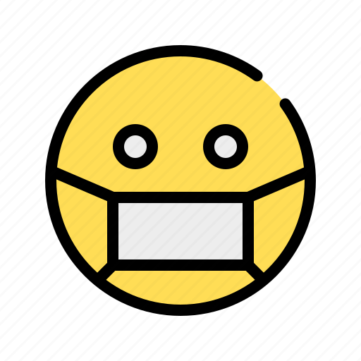 Mask, sick, flu, emoji, emoticon, influenza, covid19 icon - Download on Iconfinder