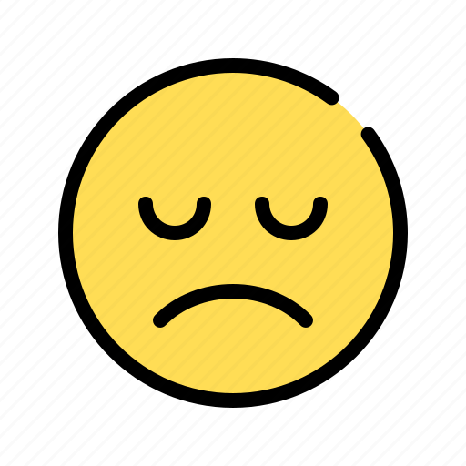 Pouting, grim, sad, moody, emoji, emoticon, despair icon - Download on Iconfinder