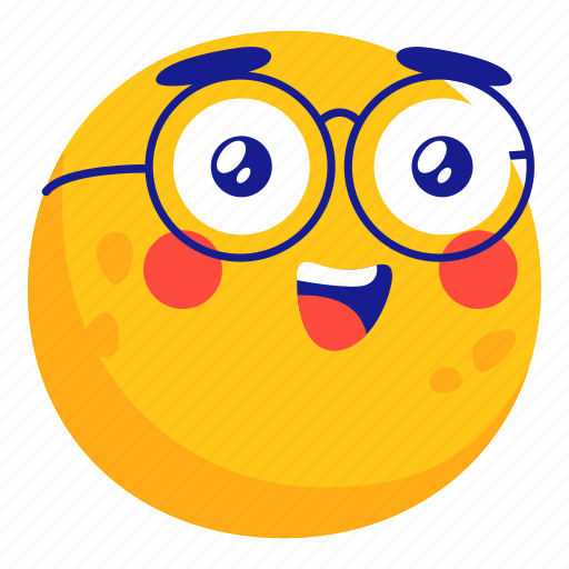 Glasses, emoticons, emoticon, stickers, sticker icon - Download on Iconfinder