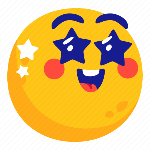 Stars, star, emoticons, emoticon, stickers, sticker icon - Download on Iconfinder