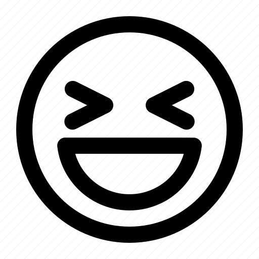 Emoji, emoticon, expression, face, happy, laugh, smiley icon - Download on Iconfinder