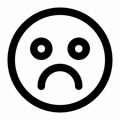 Bad, emoji, emoticon, expression, face, sad, smiley icon - Download on Iconfinder